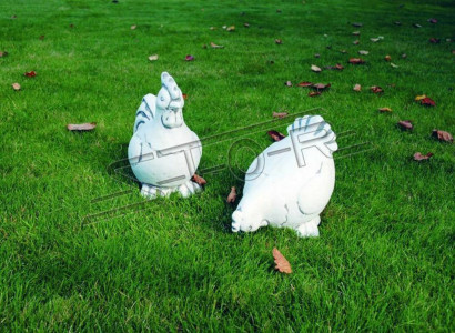 Garden Decoration Chicken Patio Stone Figures Figure Decorative Statue